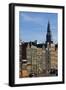 Row Houses and Oude Kerk Tower-Guido Cozzi-Framed Photographic Print