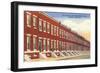 Row Houses, Baltimore, Maryland-null-Framed Art Print