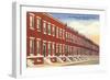 Row Houses, Baltimore, Maryland-null-Framed Art Print