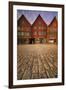 Row Houses in Bryggen-Jon Hicks-Framed Photographic Print