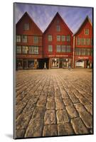 Row Houses in Bryggen-Jon Hicks-Mounted Photographic Print