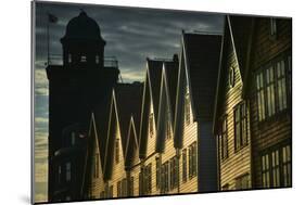 Row Houses in Bryggen-Jon Hicks-Mounted Photographic Print