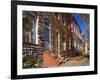 Row Houses in Fells Point Neighborhood, Baltimore, Maryland, USA-Scott T. Smith-Framed Photographic Print