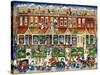 Row Houses-Bill Bell-Stretched Canvas