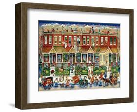 Row Houses-Bill Bell-Framed Giclee Print