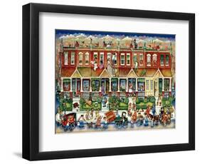 Row Houses-Bill Bell-Framed Giclee Print