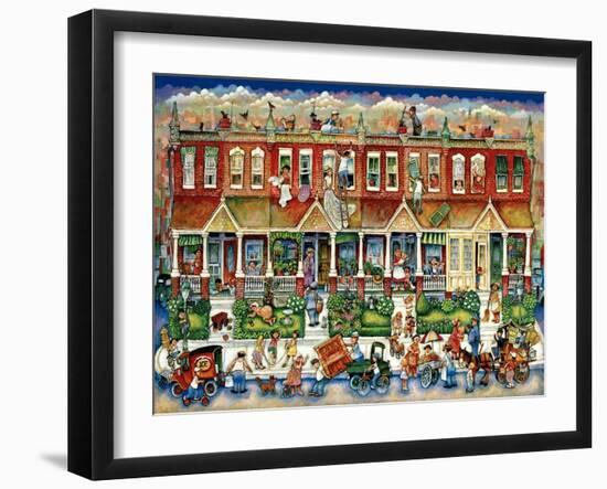 Row Houses-Bill Bell-Framed Giclee Print