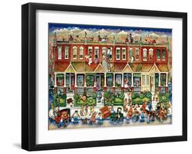 Row Houses-Bill Bell-Framed Giclee Print