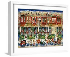 Row Houses-Bill Bell-Framed Giclee Print