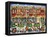 Row Houses-Bill Bell-Framed Stretched Canvas