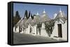 Row of 18th Century Trulli Houses in the Rione Monte District, Alberobello, Apulia, Italy-Stuart Forster-Framed Stretched Canvas