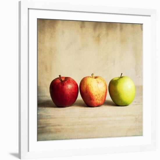 Row Of Antique Fruit-Tom Quartermaine-Framed Giclee Print