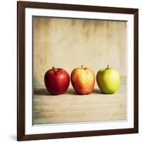 Row Of Antique Fruit-Tom Quartermaine-Framed Giclee Print