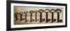 Row Of Antique Keys-Tom Quartermaine-Framed Giclee Print