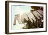 Row of Baseball Pants Hanging up to Dry-soupstock-Framed Photographic Print