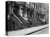 Row of Brownstones in New York-Philip Gendreau-Stretched Canvas