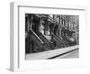 Row of Brownstones in New York-Philip Gendreau-Framed Photographic Print