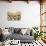 Row of Cactuses in the Flowerpots. Top View of Cactus Farm with Various Cactus Type. Cactus Have Th-bluedog studio-Photographic Print displayed on a wall