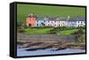 Row of Cottages at Roches Point, Whitegate Village, County Cork-Richard Cummins-Framed Stretched Canvas