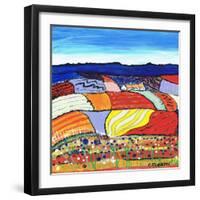 Row of Cottages in Fettercairn-Caroline Duncan-Framed Giclee Print