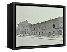 Row of Derelict Houses, Hackney, London, August 1937-null-Framed Stretched Canvas