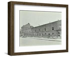 Row of Derelict Houses, Hackney, London, August 1937-null-Framed Photographic Print