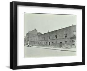 Row of Derelict Houses, Hackney, London, August 1937-null-Framed Photographic Print