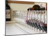 Row of Glasses for Tasting, Chateau Baron Pichon Longueville, Pauillac, Medoc, Bordeaux, France-Per Karlsson-Mounted Photographic Print