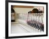 Row of Glasses for Tasting, Chateau Baron Pichon Longueville, Pauillac, Medoc, Bordeaux, France-Per Karlsson-Framed Photographic Print