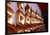 Row of golden Buddha statues, earth witness gesture, Wat Pho (Temple of the Reclining Buddha)-Godong-Framed Photographic Print