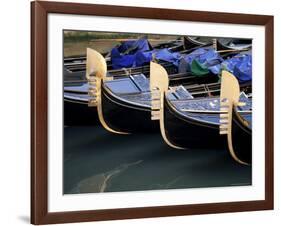 Row of Gondolas, Venice, Veneto, Italy-Sergio Pitamitz-Framed Photographic Print