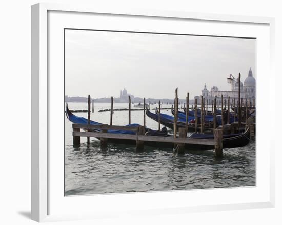 Row of Gondolas-Toula Mavridou-Messer-Framed Photographic Print