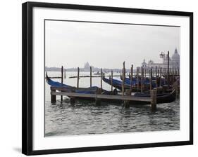 Row of Gondolas-Toula Mavridou-Messer-Framed Photographic Print