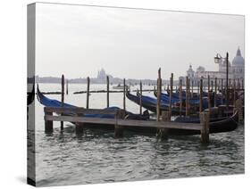 Row of Gondolas-Toula Mavridou-Messer-Stretched Canvas