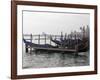 Row of Gondolas-Toula Mavridou-Messer-Framed Photographic Print