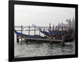 Row of Gondolas-Toula Mavridou-Messer-Framed Photographic Print