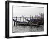 Row of Gondolas-Toula Mavridou-Messer-Framed Photographic Print