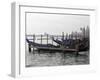 Row of Gondolas-Toula Mavridou-Messer-Framed Photographic Print