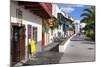 Row of Houses at the Avenida Maritima, Balcony Houses, La Palma-Gerhard Wild-Mounted Photographic Print