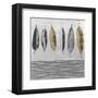 Row of Leaves-Anna Becker-Framed Art Print