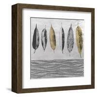 Row of Leaves-Anna Becker-Framed Art Print