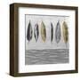 Row of Leaves-Anna Becker-Framed Art Print