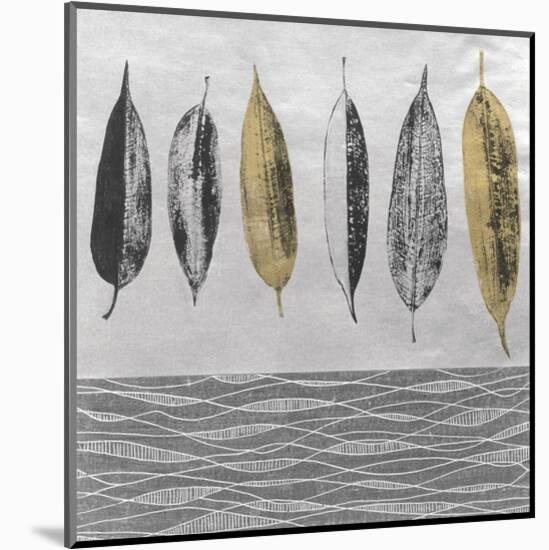 Row of Leaves-Anna Becker-Mounted Art Print