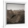 Row of Moai statues, Easter Island, Chile-null-Framed Photographic Print