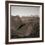 Row of Moai statues, Easter Island, Chile-null-Framed Photographic Print