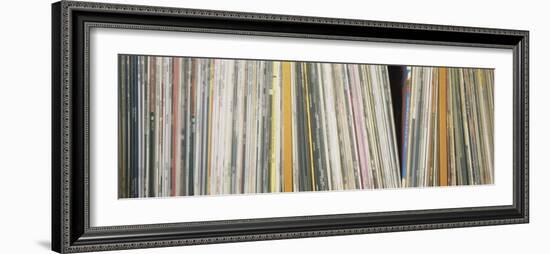 Row of Music Records, Germany-null-Framed Photographic Print