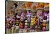 Row of Offerings at Pura Samuan Tiga Temple, Bedulu, Bali, Indonesia-Jaynes Gallery-Stretched Canvas