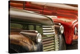 Row of old trucks, Palouse region of Eastern Washington State.-Adam Jones-Stretched Canvas