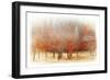 Row of Red Trees-Chris Vest-Framed Photographic Print