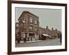 Row of Shops in Lea Bridge Road, Hackney, London, September 1909-null-Framed Photographic Print